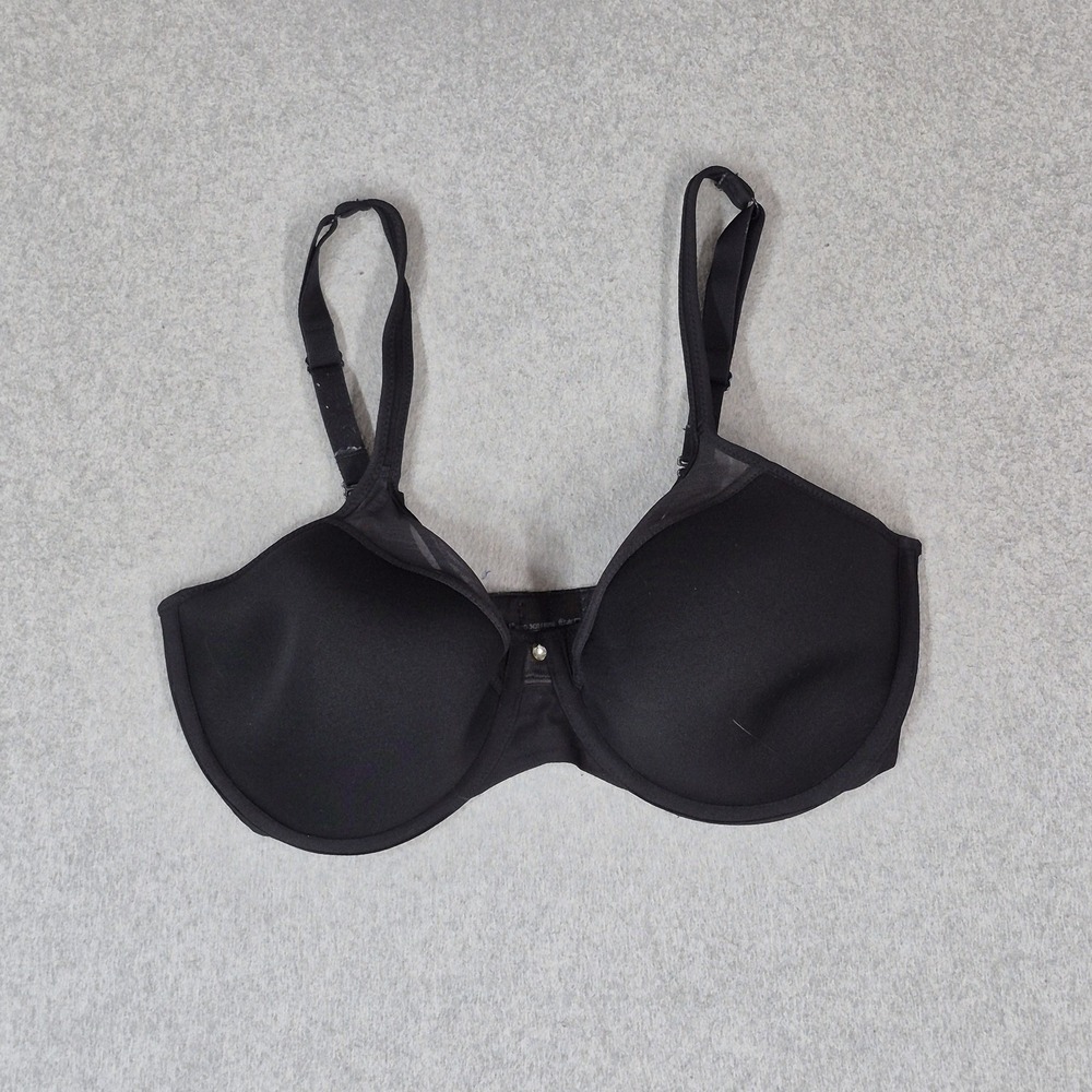 Bali Women Bra 36DD Black Adjustable Strap Underwired Lightly Lined